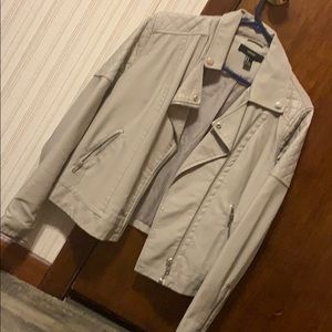 Faux leather jacket